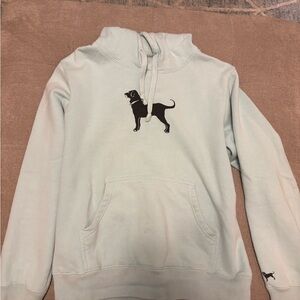 The Black Dog Blue Hoodie